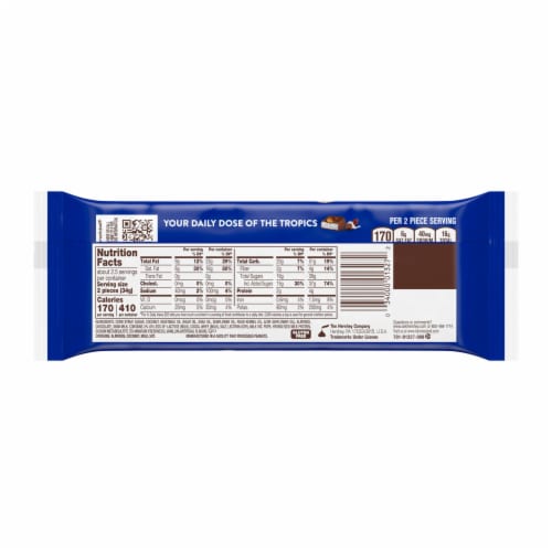 ALMOND JOY Coconut and Almond Chocolate Snack Size Candy Bars Perspective: left