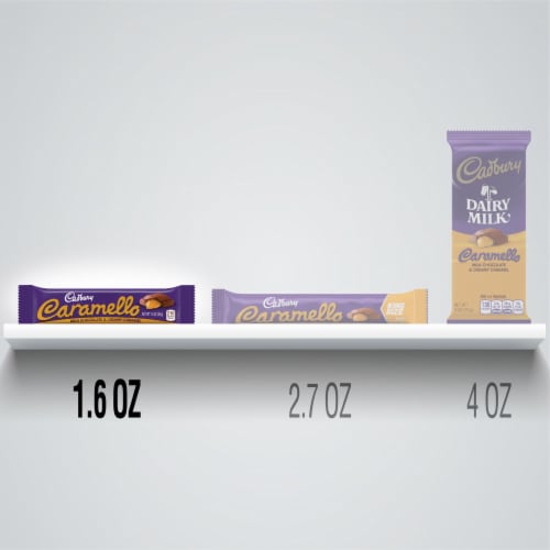 Cadbury Caramello Bar Pack Perspective: left