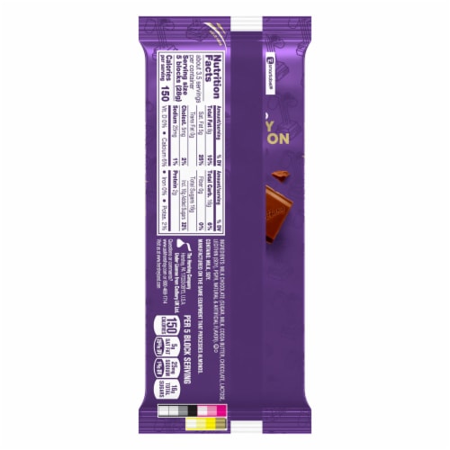 CADBURY DAIRY MILK Milk Chocolate Candy Bar Perspective: left