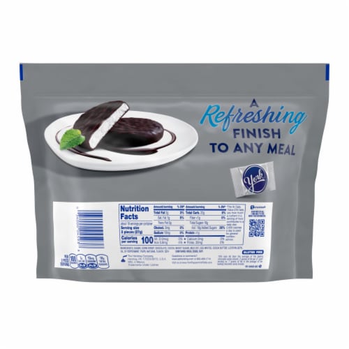 YORK Dark Chocolate Peppermint Patties Candy Family Pack Perspective: left