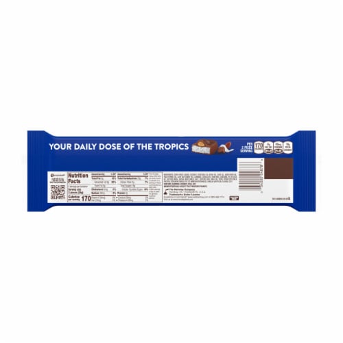 ALMOND JOY Coconut and Almond Chocolate Snack Size Candy Bars Perspective: left