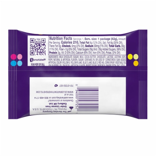CADBURY MINI EGGS Milk Chocolate Easter Candy Bag Perspective: left