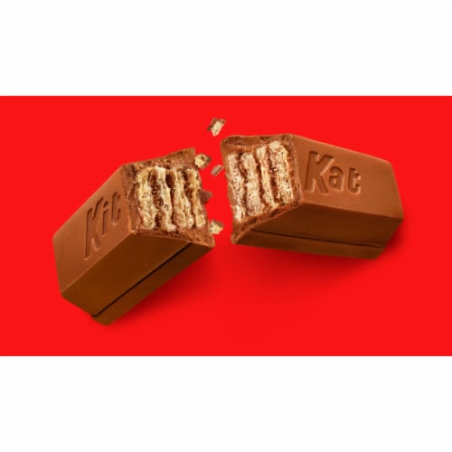 KIT KAT® Miniatures Milk Chocolate Crisp Halloween Wafer Candy Bars Bag Perspective: left