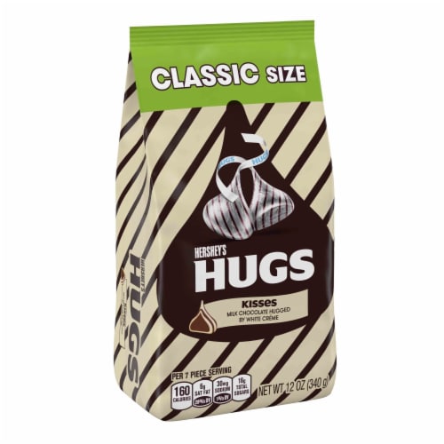 Hershey's Hugs Classic Size Stand Up Bag Perspective: left