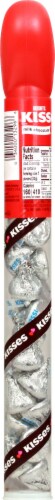 Hershey's Kisses Valentine's Milk Chocolates Filled Heart Cane Perspective: left