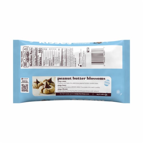 HERSHEY'S KISSES Milk Chocolate Easter Candy Bag Perspective: left