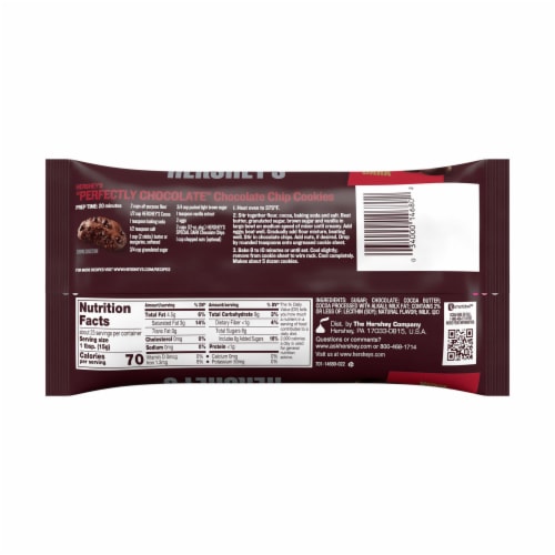 HERSHEY'S SPECIAL DARK Mildly Sweet Chocolate Baking Chips Bag Perspective: left