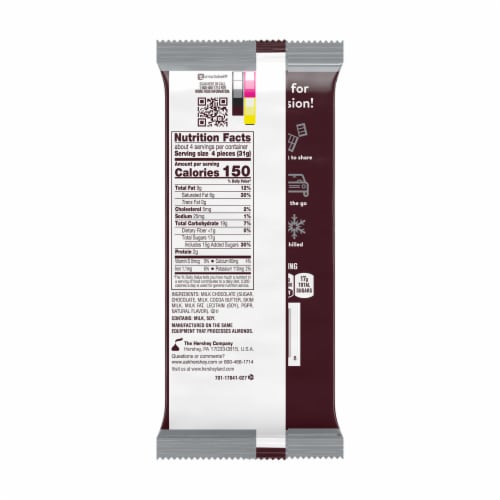 HERSHEY'S Milk Chocolate XL Candy Bar Perspective: left