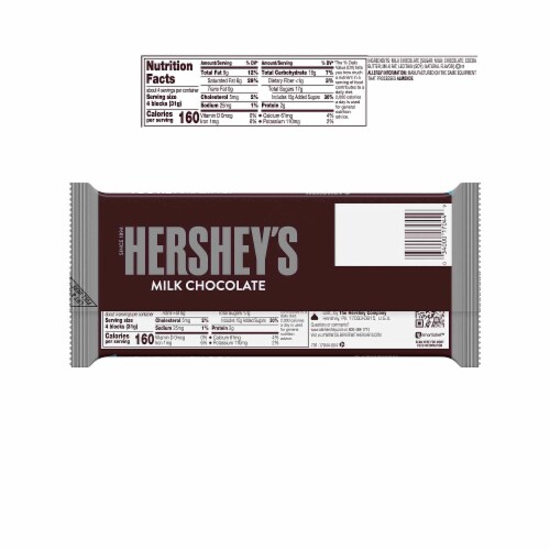 Hershey's Extra Large Milk Chocolate Appreciation Bars Perspective: left