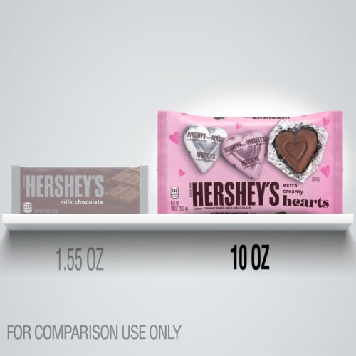 Hershey S Extra Creamy Milk Chocolate Hearts 10 Oz Fry S Food Stores