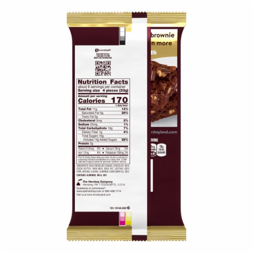 HERSHEY'S Milk Chocolate with Almonds Giant Candy Bar Perspective: left