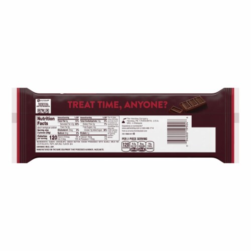 HERSHEY'S SPECIAL DARK Mildly Sweet Chocolate Snack Size Candy Bars Perspective: left