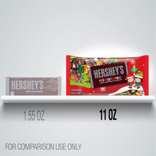 Hershey's Miniatures Holiday Candy Assortment Perspective: left