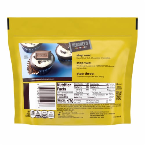HERSHEY'S Miniatures Assorted Chocolate Candy Share Pack Perspective: left