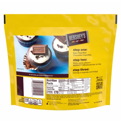 HERSHEY'S Miniatures Assorted Chocolate Candy Family Pack Perspective: left