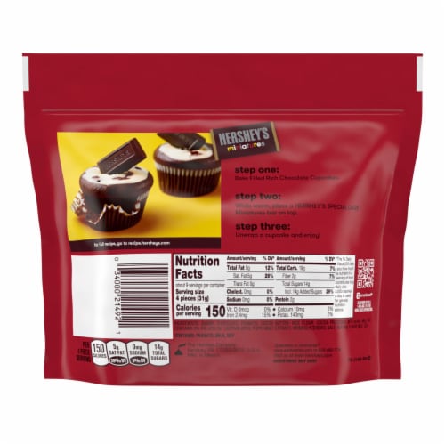 HERSHEY'S SPECIAL DARK Miniatures Assorted Dark Chocolate Candy Share Pack Perspective: left