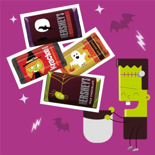 Hershey's Miniatures Halloween Candy Assortment Perspective: left