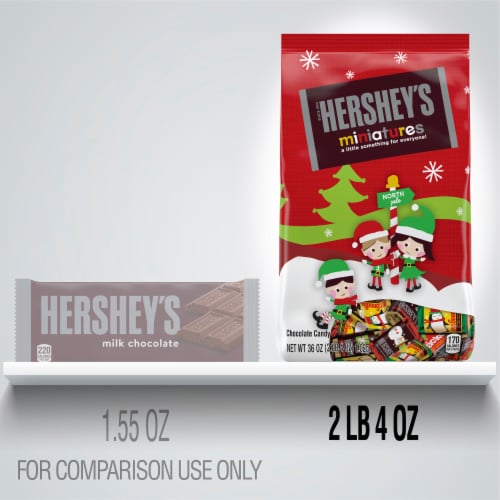 Hershey's Miniatures Holiday Chocolate Candy Assortment Perspective: left