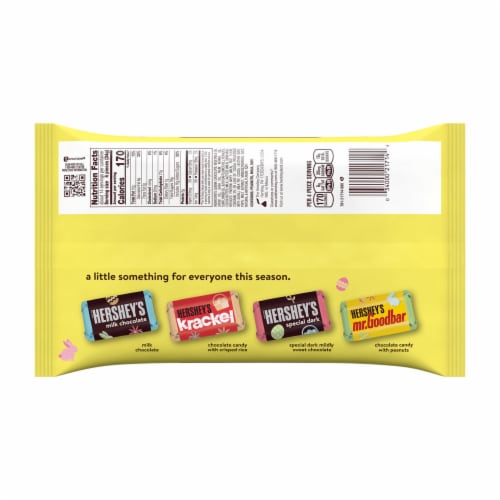 HERSHEY'S Miniatures Assorted Chocolate Easter Candy Variety Bag Perspective: left