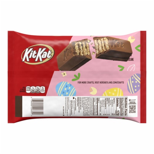 KIT KAT® Miniatures Milk Chocolate Wafer Easter Candy Bag Perspective: left