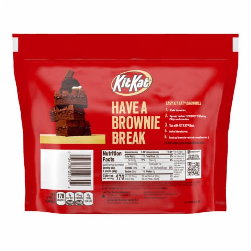 Kit Kat® Milk Chocolate Wafer Snack Size Candy, Jumbo Bag 20.1 oz