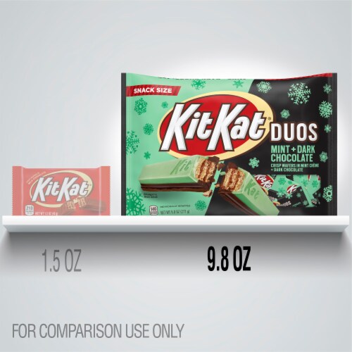 Kit Kat Duos Mint Dark Chocolate Crisp Wafers Perspective: left