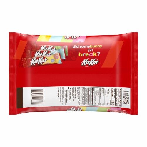 KIT KAT® Miniatures Milk Chocolate Wafer Easter Candy Bag Perspective: left