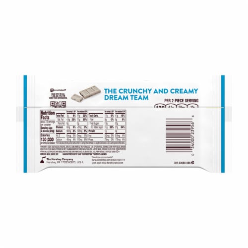 HERSHEY'S Cookies 'n' Creme Snack Size Candy Bars Perspective: left