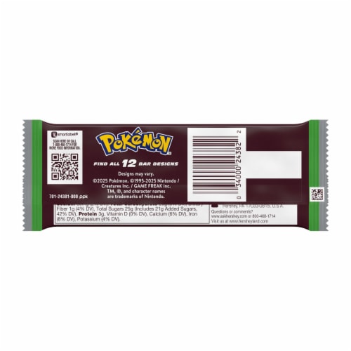 HERSHEY'S Milk Chocolate Pokemon Candy Bar Perspective: left