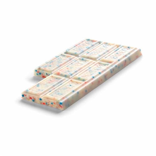 HERSHEY'S White Creme with Sprinkles and Popping Candy S'mores Candy Bars Perspective: left