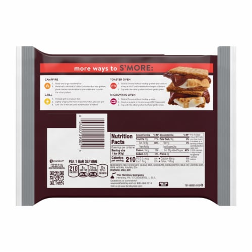 HERSHEY'S Milk Chocolate Full Size Christmas Candy Bars Perspective: left