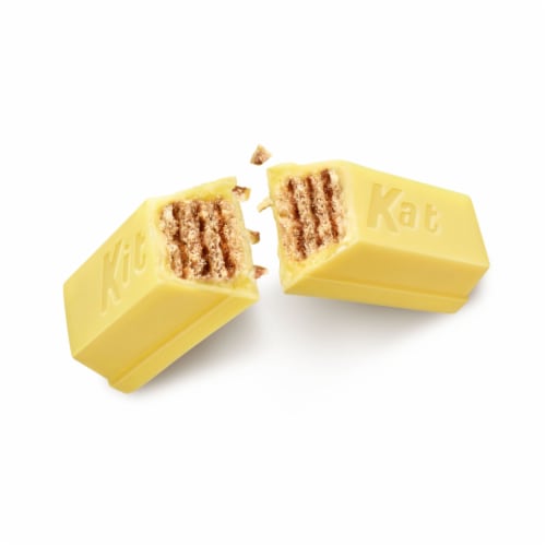 KIT KAT® Lemon Crisp Miniatures Lemon Flavored Creme Wafer Easter Candy Bag Perspective: left
