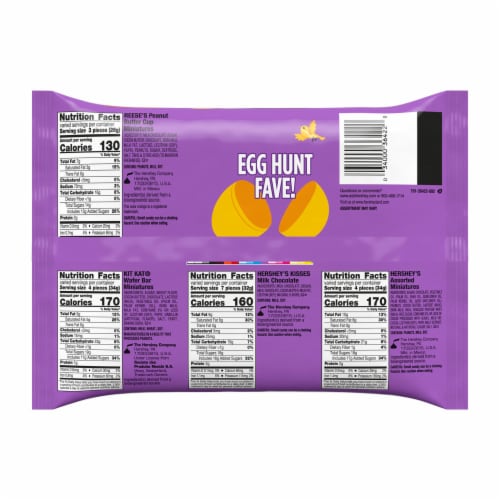 HERSHEY'S KIT KAT® and REESE'S Assorted Chocolate Easter Candy Bag Perspective: left