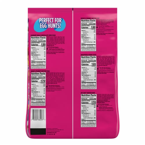 Hershey Assorted Flavored Easter Candy Variety Bag Perspective: left