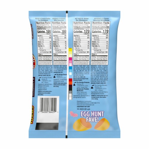 HERSHEY'S KIT KAT® and REESE'S Assorted Chocolate Easter Candy Bag Perspective: left