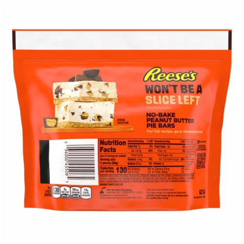 REESE'S Miniatures Peanut Butter Pie Flavored Peanut Butter Cups Candy Share Pack Perspective: left