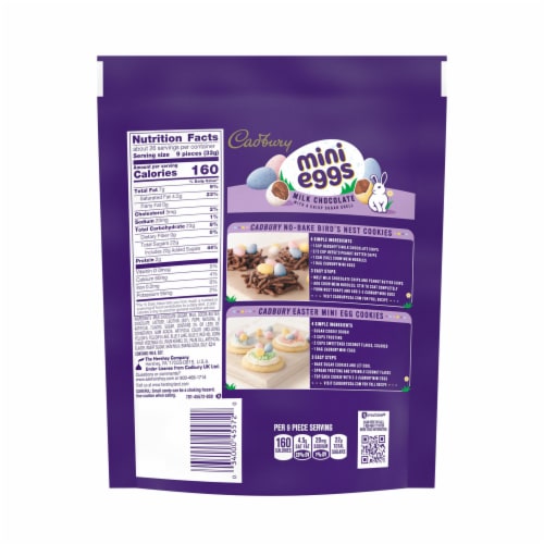 CADBURY MINI EGGS Milk Chocolate Easter Candy Bag Perspective: left