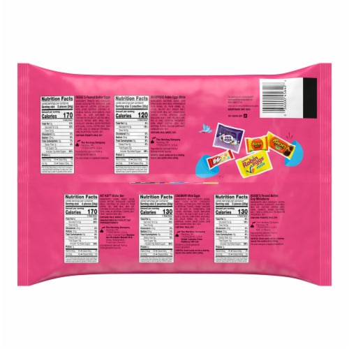 Hershey Assorted Flavored Easter Candy Variety Bag Perspective: left