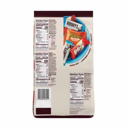 HERSHEY'S KIT KAT® and REESE'S Assorted Flavored Snack Size Candy Party Pack Perspective: left