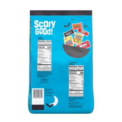 Hershey Assorted Flavored Halloween Candy Bulk Bag Perspective: left