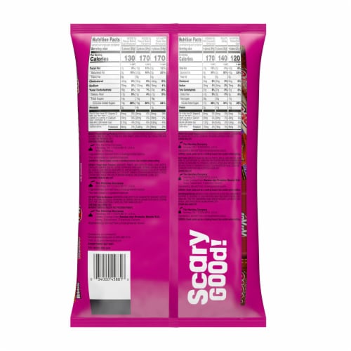 Hershey Assorted Flavored Halloween Candy Bag Perspective: left