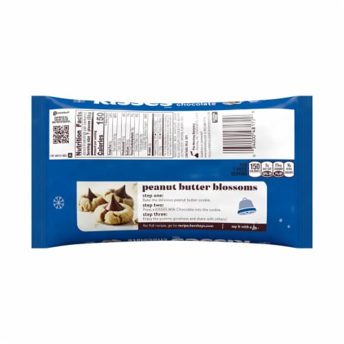 HERSHEY'S KISSES Milk Chocolate Santa Hat Christmas Candy Bag Perspective: left