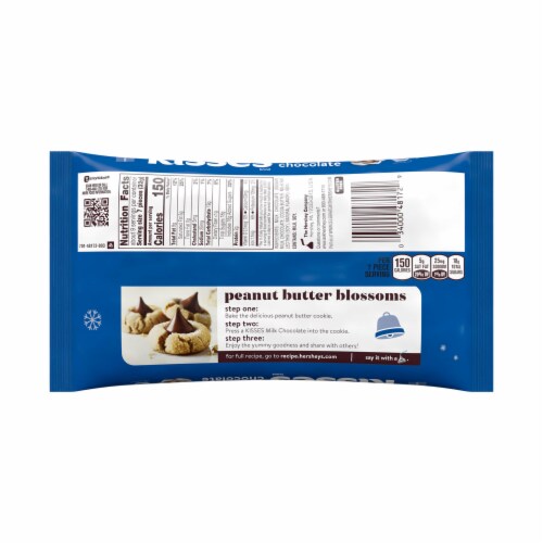 HERSHEY'S KISSES Milk Chocolate Santa Hat Christmas Candy Bag Perspective: left