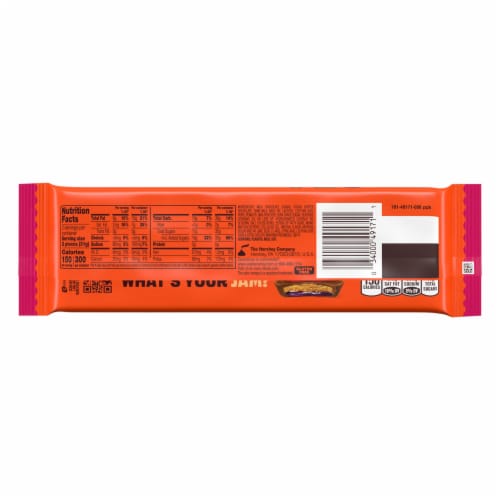 REESE'S PB&J Strawberry Milk Chocolate Snack Size Peanut Butter Cups Candy Packs Perspective: left