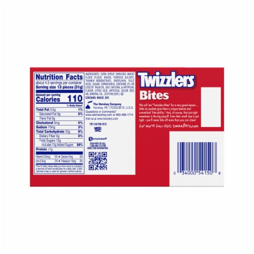 Twizzlers Cherry Bites Big Box Perspective: left