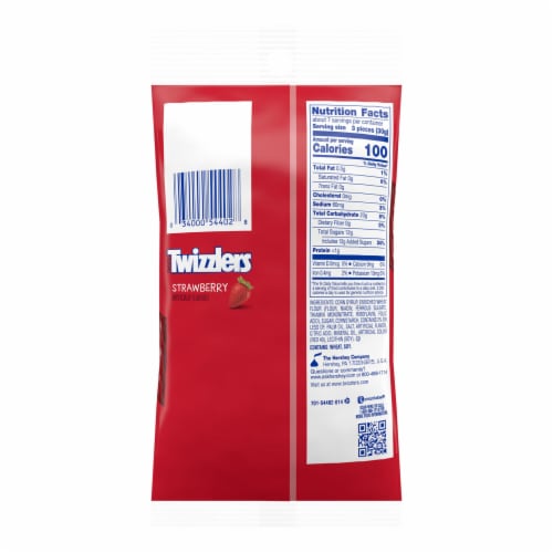 TWIZZLERS Twists Strawberry Candy Bag Perspective: left