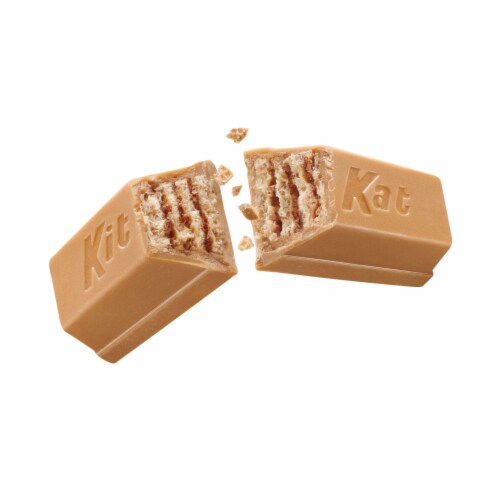 KIT KAT® Miniatures Gingerbread Cookie Gingerbread Flavored Creme Wafer Candy Bars Christmas Bag Perspective: left
