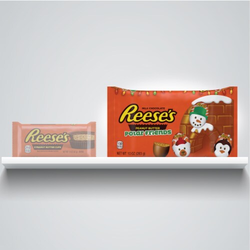 Reese's Miniatures Stuffed With Pieces Candy Peanut Butter Cups Perspective: left