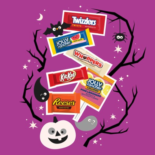 Hershey's Miniature Halloween Candy Assortment Perspective: left