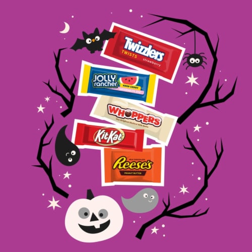 Hershey Halloween Candy Assortment Perspective: left